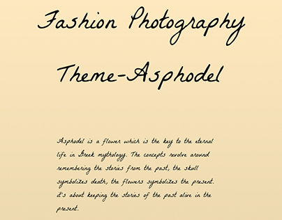 Asphodel : Fashion Photography