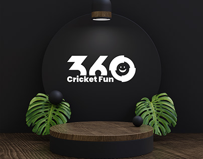 360 Cricket Fun logo unused design