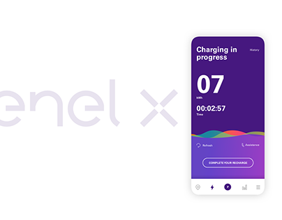 Enel X Recharge - Mobile App - UX UI