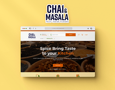 CHAI & MASALA: Website Design for a Flavorful Brand