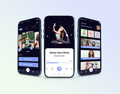 Yoga App Screen Design