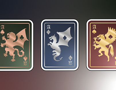 Fantasy Playing Card Stickers