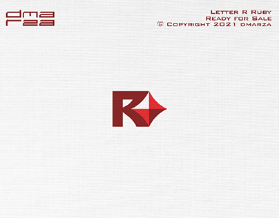 Letter R Ruby Logo