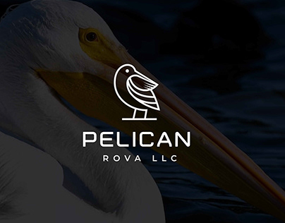Pelican Rova llc logo design branding
