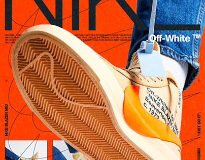Poster Nº 01 Nike Blazer MID 77 x Off-White Concept Art