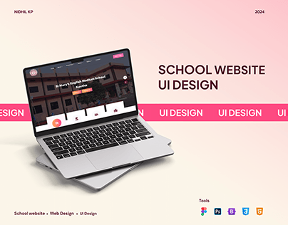 SCHOOL WEBSITE | UI UX DESIGN | LIVE PROJECT