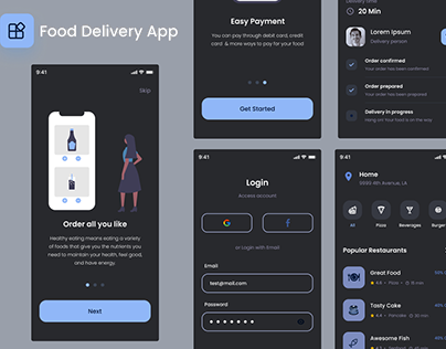 Food Delivery App Product Design