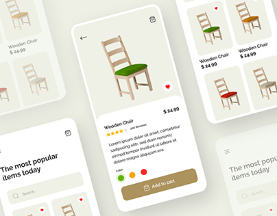 Furniture App UI Design Concept
