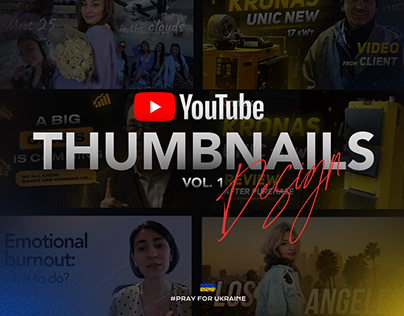 YouTube thumbnails design vol.1