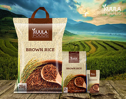 Packaging Design of Brown Rice (Kuula Foods)