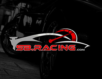 SB Car Racing Logo Design