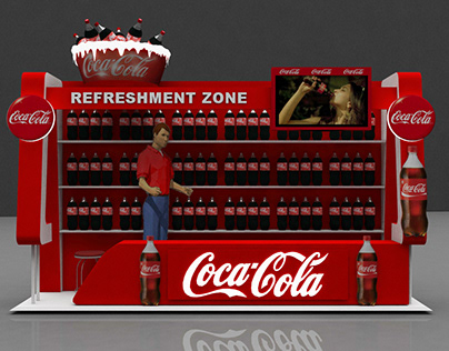 Coca Cola Refreshment Zone - Wholesale Store - 3D