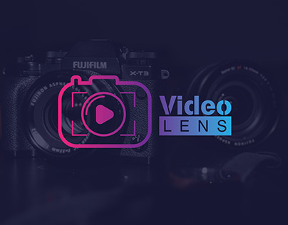 Video Lens Logo design
