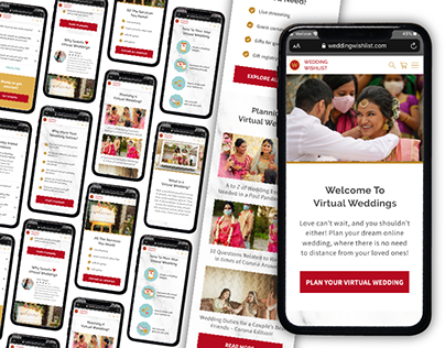 Virtual Weddings - Product Design | UI/UX Design