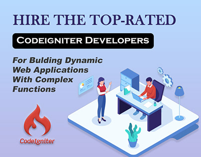 Social media post for Codeigniter developer