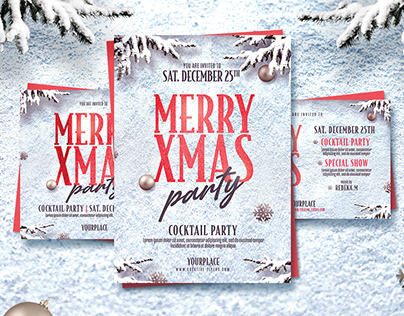 Christmas Cards Design (PSD)