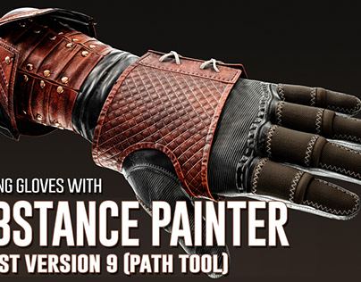 Texturing Gloves Substance Painter (Path Tool)