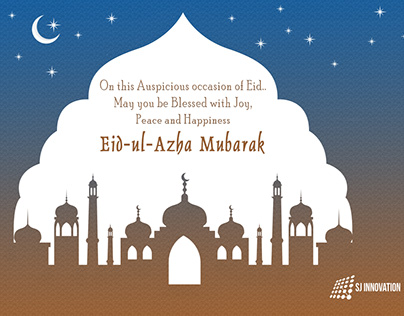Eid-ul-Azha greeting card.