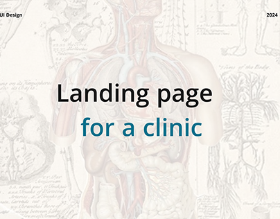 Landing page for clinic (medicine/hospital/doctor)