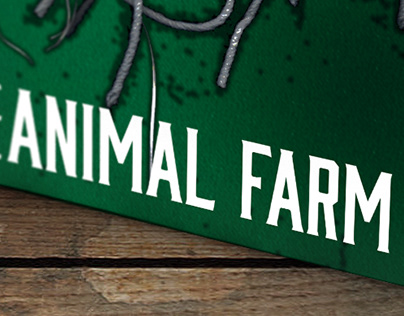 Animal Farm Book Cover Design.