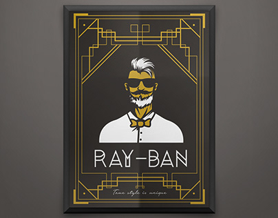 Ray-Ban/Art-Deco inspired