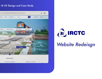 IRCTC Website Redesign UI UX
