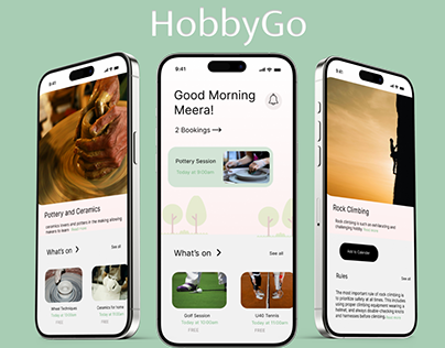 HobbyGo - Hobby App UI