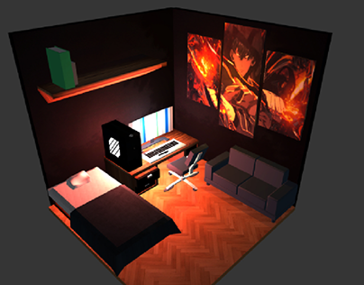 Cube Room Made by Prisma 3D