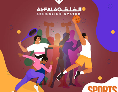 Al-Falak sports day poster