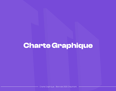 Charte Graphique Biennale 2025 (Chaumont)