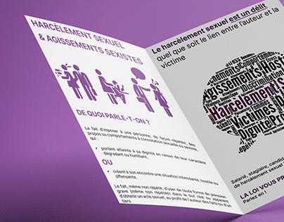 Brochure contre le harcèlement sexuel