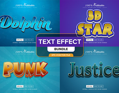 Text effect bundle