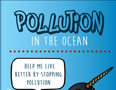 Pollution in the Ocean Mail in Brochure
