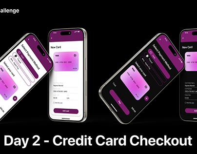 Daily UI Challenge Day 2 Credit Card Checkout