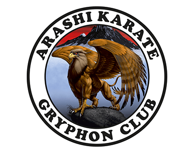 Karate club emblem animation