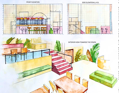 Shetty Restaurant space design