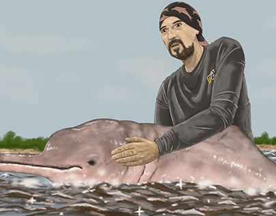 Amazon's Dolphins Article Illustration