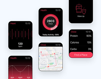Health Fitness App for iWatch