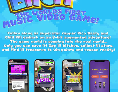 Chill Pill x Rico Nasty AR Music Video Game App