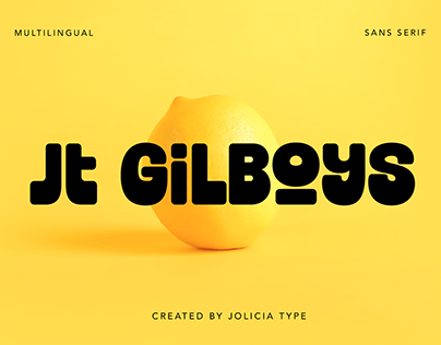 Jt Gilboys | Display Font | Free To Try Font