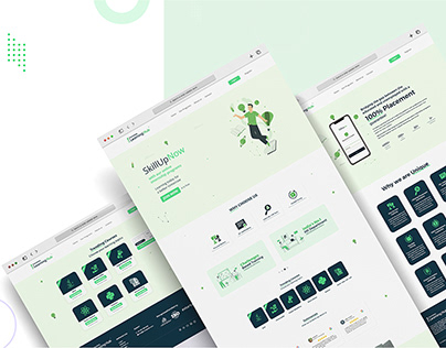Edtech Platform Website UI Design
