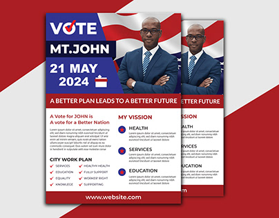 Political Flyer Design & Template