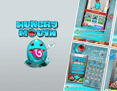 Hungry Mouth. Hyper casual game