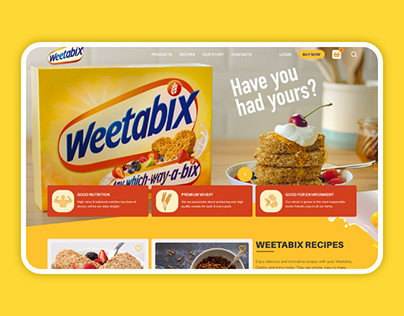 Weetabix Website Concept