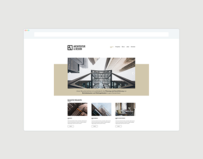 Architecture Agency Logo and Website