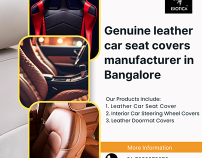 Genuine leather car seat covers manufacturer