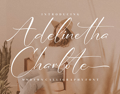 Adelinetha Charlote - Modern Calligraphy Font