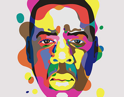 Overlay Portraits Jay Z Bowie
