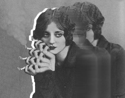 A lady with a cigarette
