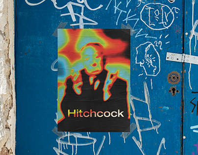 Blurry Exposure Heatmap Style Hitchcock Poster